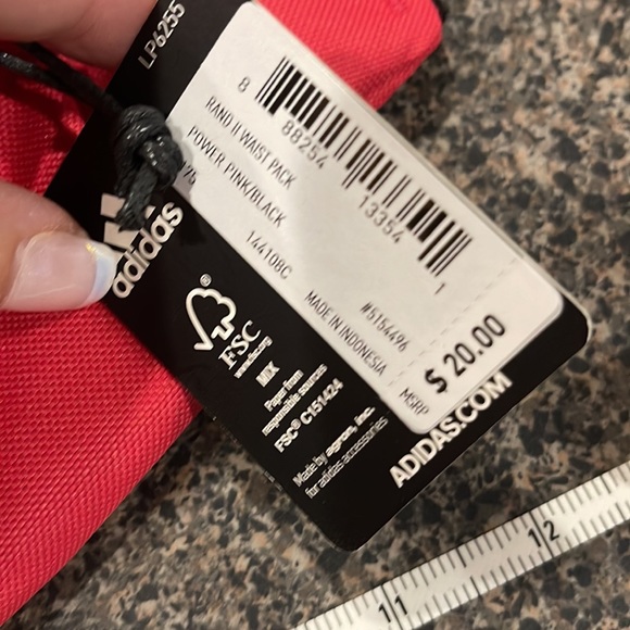 Adidas Rand II Waist Pack—Hot Pink and Black—Stylish and Functional NWT - Picture 2 of 3